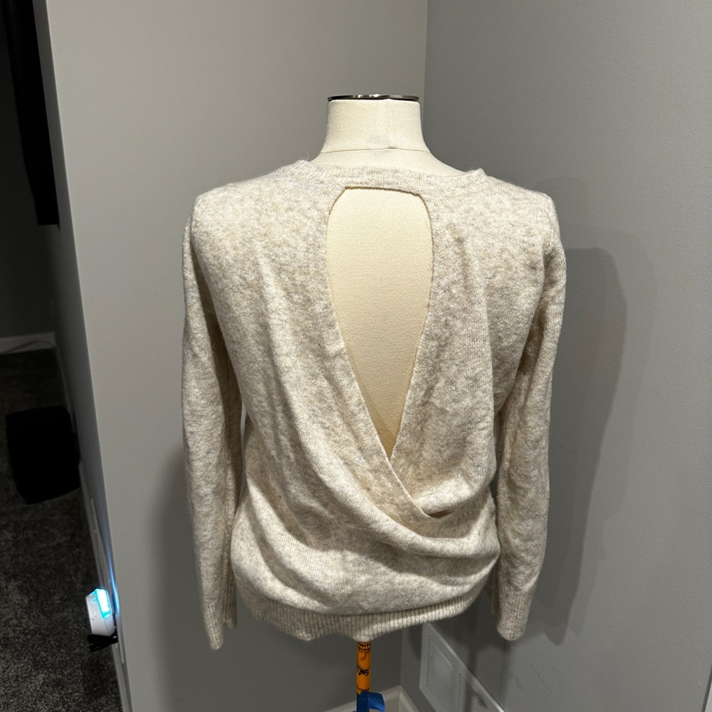 LOFT backless sweater